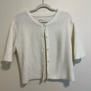 Aerie Unreal Cardigan Cream Button Up Cream White Size Small SOLD OUT